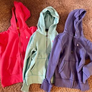 Polo by Ralph Lauren Kids' Hoodies - Pink, Dark Blue, and Light Blue